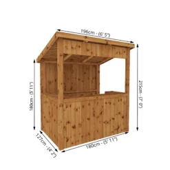 Mercia 6x4 Pent Tongue & Groove Garden Bar 9 Mercia 6x4 Pent Tongue & Groove Garden Bar -Garden & Outdoors mercia 6x4 pent tongue groove garden bar5029442002538 01t BQ