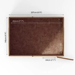 Mercia 7x5 Ft Pent Overlap Wooden Shed With Floor -Garden & Outdoors mercia 7x5 ft pent overlap wooden shed with floor5029442075143 02t