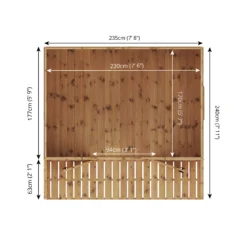 Mercia 8x8 Apex Shiplap Summer House With Double Door -Garden & Outdoors mercia 8x8 apex shiplap summer house with double door5029442075969 02t BQ