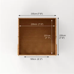 Mercia 8x8 Reverse Apex Tongue & Groove Summer House With Bi-fold Door -Garden & Outdoors mercia 8x8 reverse apex tongue groove summer house with bi fold door5029442089720 02t bq