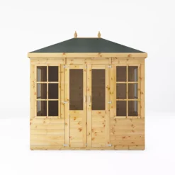 Mercia Clover 8x6 Ft Hip Shiplap Wooden Summer House With Double Door 12 Mercia Clover 8x6 Ft Hip Shiplap Wooden Summer House With Double Door -Garden & Outdoors mercia clover 8x6 ft hip shiplap wooden summer house with double door5029442006871 02c