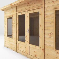 Mercia Helios 12x8 Ft Curved Shiplap Wooden Summer House With Double Door 12 Mercia Helios 12x8 Ft Curved Shiplap Wooden Summer House With Double Door -Garden & Outdoors mercia helios 12x8 ft curved shiplap wooden summer house with double door5029442007182 03c