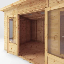 Mercia Helios 12x8 Ft Curved Shiplap Wooden Summer House With Double Door 13 Mercia Helios 12x8 Ft Curved Shiplap Wooden Summer House With Double Door -Garden & Outdoors mercia helios 12x8 ft curved shiplap wooden summer house with double door5029442007182 04c