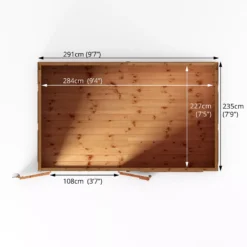 Mercia Premium 10x8 Ft Pent Shiplap Wooden 2 Door Shed With Floor 17 Mercia Premium 10x8 Ft Pent Shiplap Wooden 2 Door Shed With Floor -Garden & Outdoors mercia premium 10x8 ft pent shiplap wooden 2 door shed with floor5029442009292 02t
