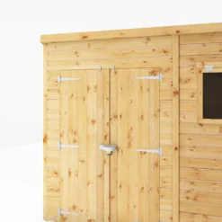 Mercia Premium 10x8 Ft Pent Shiplap Wooden 2 Door Shed With Floor 12 Mercia Premium 10x8 Ft Pent Shiplap Wooden 2 Door Shed With Floor -Garden & Outdoors mercia premium 10x8 ft pent shiplap wooden 2 door shed with floor5029442009292 03c