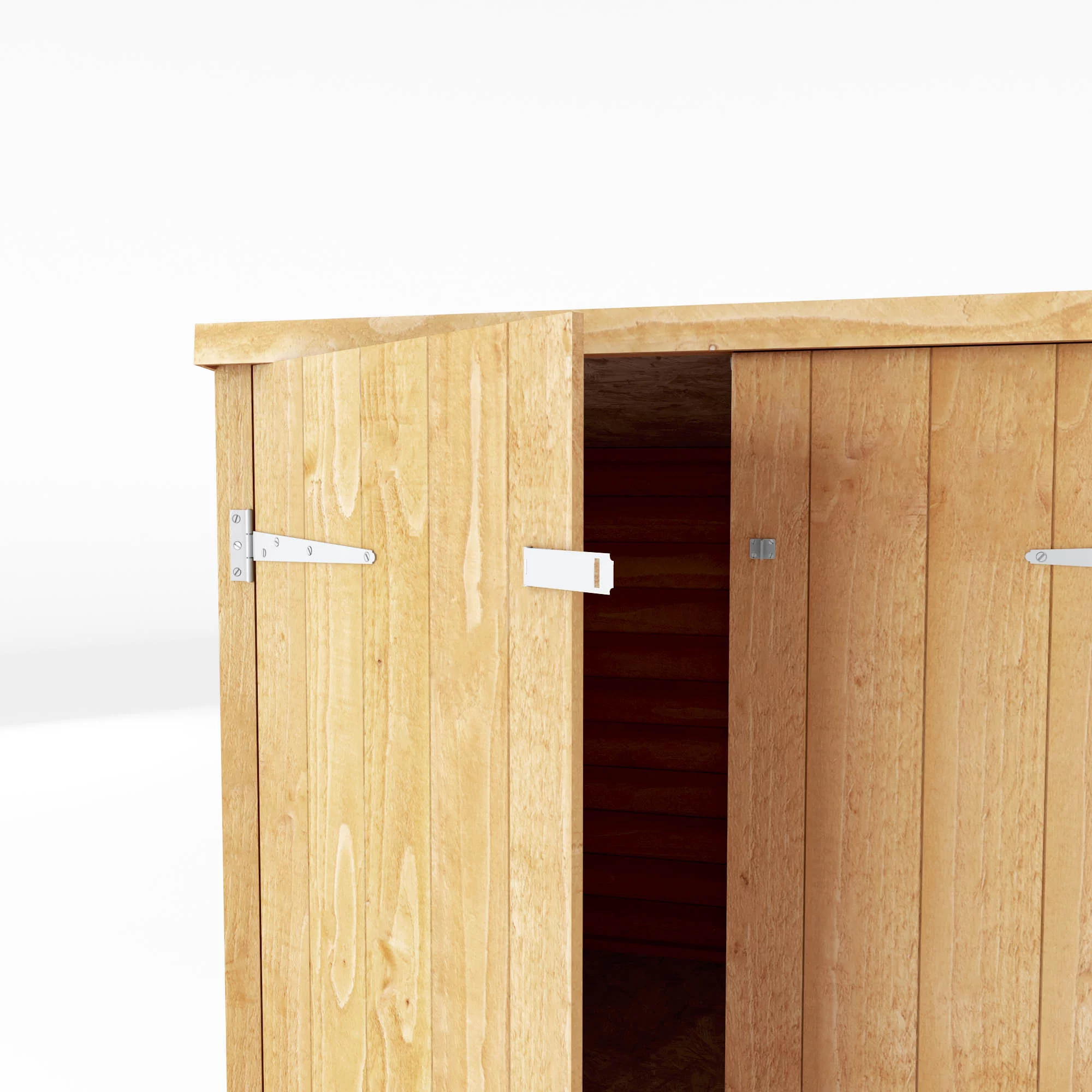 Mercia Solid Wood 4x6 Overlap Pent Bike Store 4 Mercia Solid Wood 4x6 Overlap Pent Bike Store - Image 4