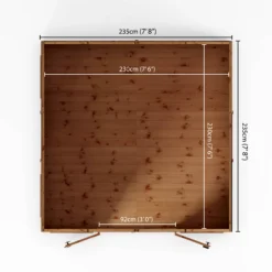 Mercia Sussex 8x8 Ft Apex Shiplap Wooden Summer House With Double Door -Garden & Outdoors mercia sussex 8x8 ft apex shiplap wooden summer house with double door5029442006901 02t