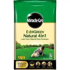 Miracle-Gro Natural Feed Lawn Fertiliser Granules 175m² 7kg