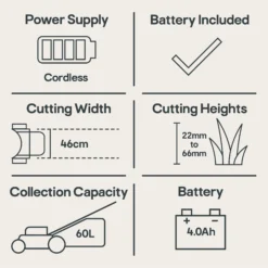 Mountfield Freedom500 Empress 46 Li Kit Cordless 48V Rotary Lawnmower -Garden & Outdoors mountfield freedom500 empress 46 li kit cordless 48v rotary lawnmower8008984854352 01t EN bq