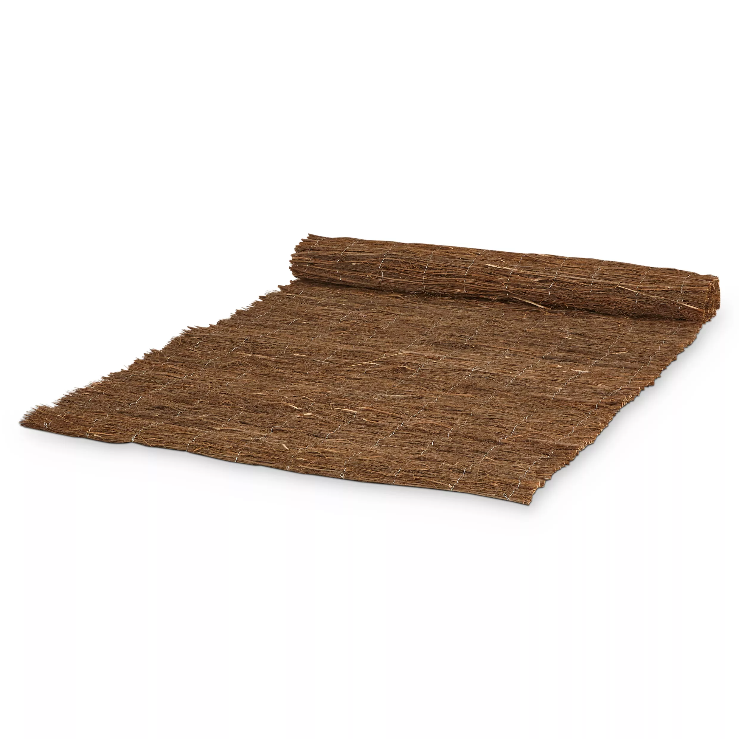 Natural Brushwood Garden Screen (H)1m (W)3m 1 Natural Brushwood Garden Screen (H)1m (W)3m