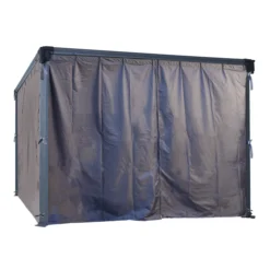Palram - Canopia 4K Series Grey Polyester (PES) Gazebo Curtain, Pack Of 6 (L)2170mm (W)4010mm 9 Palram - Canopia 4K Series Grey Polyester (PES) Gazebo Curtain, Pack Of 6 (L)2170mm (W)4010mm -Garden & Outdoors palram canopia 4k series grey polyester pes gazebo curtain pack of 6 l 2170mm w 4010mm7290108133714 03c