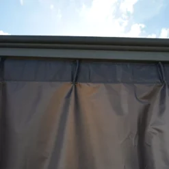 Palram - Canopia 4K Series Grey Polyester (PES) Gazebo Curtain, Pack Of 6 (L)2170mm (W)4010mm 12 Palram - Canopia 4K Series Grey Polyester (PES) Gazebo Curtain, Pack Of 6 (L)2170mm (W)4010mm -Garden & Outdoors palram canopia 4k series grey polyester pes gazebo curtain pack of 6 l 2170mm w 4010mm7290108133714 05i