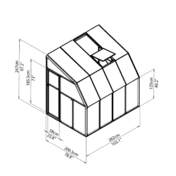 Palram - Canopia 6X8 Barn Plastic Sun Room - Base Not Included 10 Palram - Canopia 6X8 Barn Plastic Sun Room - Base Not Included -Garden & Outdoors palram canopia 6x8 barn plastic sun room base not included7290103121501 01t bq