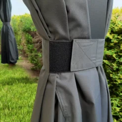 Palram - Canopia Dallas Grey Polyester (PES) Gazebo Curtain, Pack Of 4 (L)2120mm (W)4400mm -Garden & Outdoors palram canopia dallas grey polyester pes gazebo curtain pack of 4 l 2120mm w 4400mm7290108602692 04i