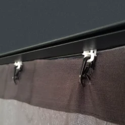 Palram - Canopia Dallas Grey Polyester (PES) Gazebo Curtain, Pack Of 4 (L)2120mm (W)5070mm 12 Palram - Canopia Dallas Grey Polyester (PES) Gazebo Curtain, Pack Of 4 (L)2120mm (W)5070mm -Garden & Outdoors palram canopia dallas grey polyester pes gazebo curtain pack of 4 l 2120mm w 5070mm7290108602715 03i