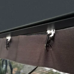 Palram - Canopia Dallas Grey Polyester (PES) Gazebo Netting, Pack Of 4 (L)2120mm (W)4090mm -Garden & Outdoors palram canopia dallas grey polyester pes gazebo netting pack of 4 l 2120mm w 4090mm7290108602685 02i