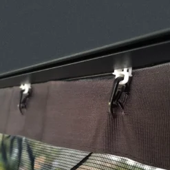 Palram - Canopia Dallas Grey Polyester (PES) Gazebo Netting, Pack Of 4 (L)2120mm (W)4400mm 8 Palram - Canopia Dallas Grey Polyester (PES) Gazebo Netting, Pack Of 4 (L)2120mm (W)4400mm -Garden & Outdoors palram canopia dallas grey polyester pes gazebo netting pack of 4 l 2120mm w 4400mm7290108602708 02i