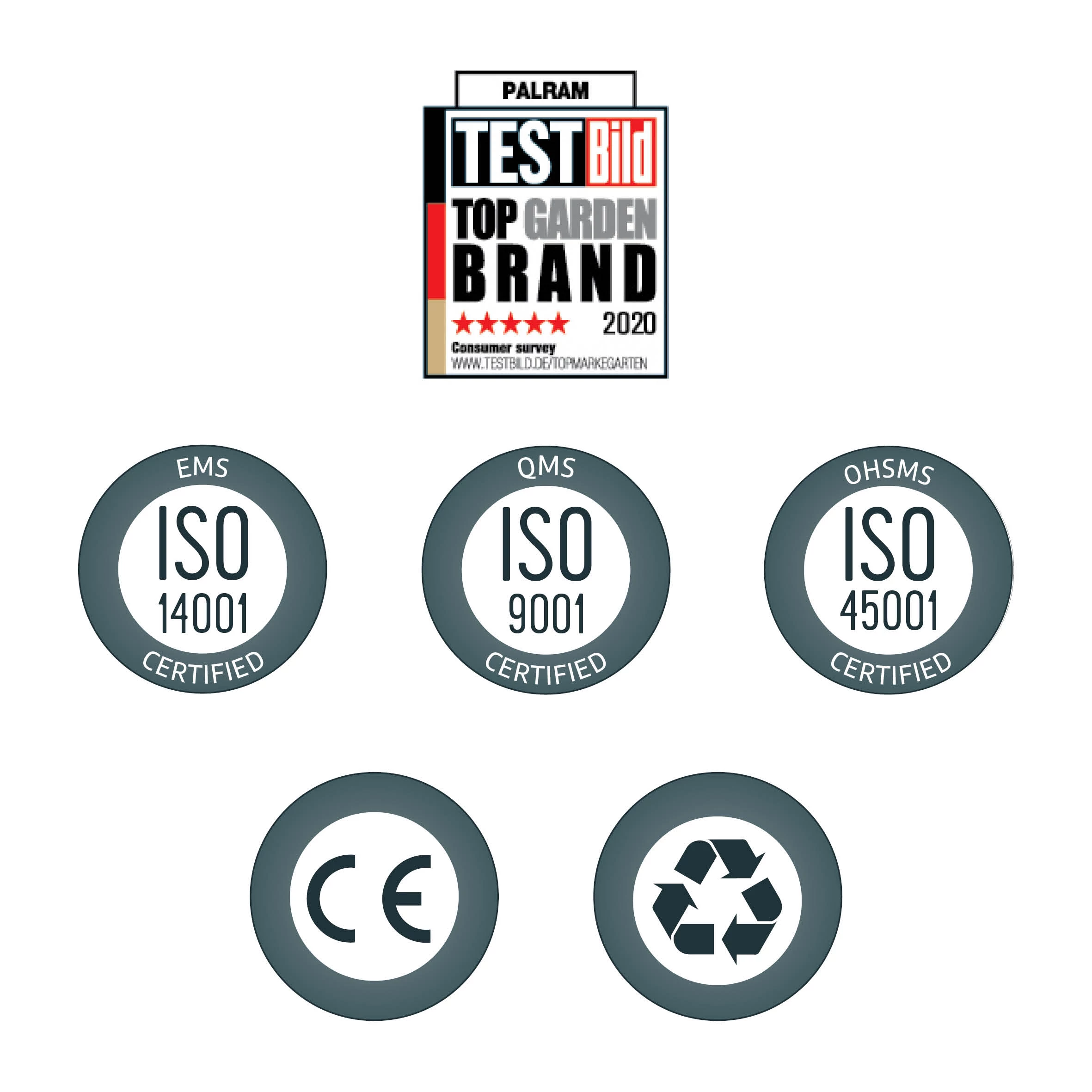 Palram - Canopia Feria Grey Non-retractable Awning, (L)4.25m (H)3.05m (W)3.85m 9 Palram - Canopia Feria Grey Non-retractable Awning, (L)4.25m (H)3.05m (W)3.85m - Image 9