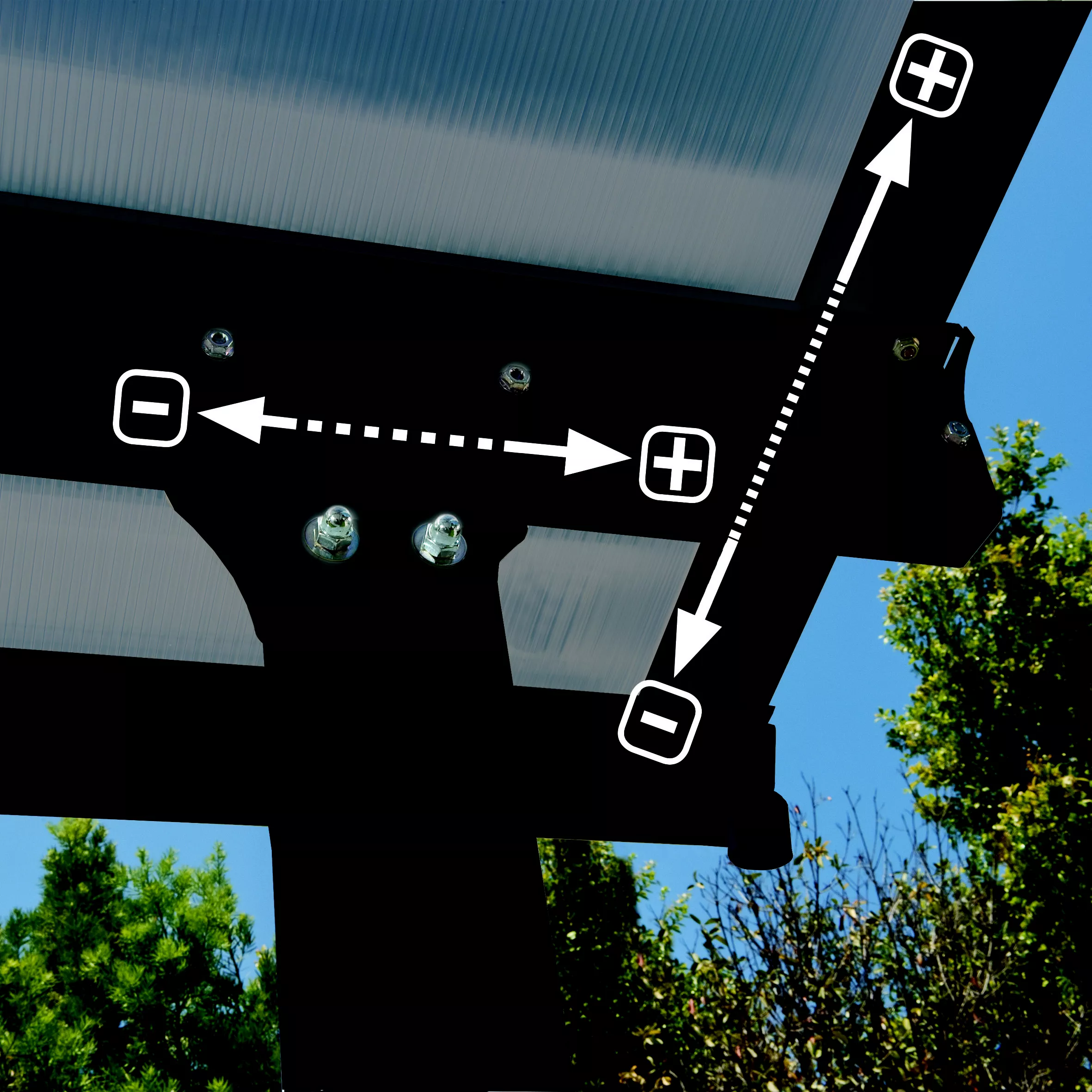 Palram - Canopia Feria Grey Non-retractable Awning, (L)4.25m (H)3.05m (W)3.85m 3 Palram - Canopia Feria Grey Non-retractable Awning, (L)4.25m (H)3.05m (W)3.85m - Image 3