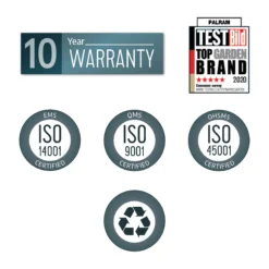 Palram - Canopia Ledro Grey Rectangular Gazebo, (W)3.6m (D)3.6m - Assembly Required -Garden & Outdoors palram canopia ledro grey rectangular gazebo w 3 6m d 3 6m assembly required7290108136531 02t bq