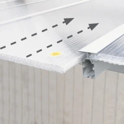 Palram - Canopia Olympia White Non-retractable Awning, (L)8.6m (H)3.05m (W)2.95m -Garden & Outdoors palram canopia olympia white non retractable awning l 8 6m h 3 05m w 2 95m7290108134346 05i bq