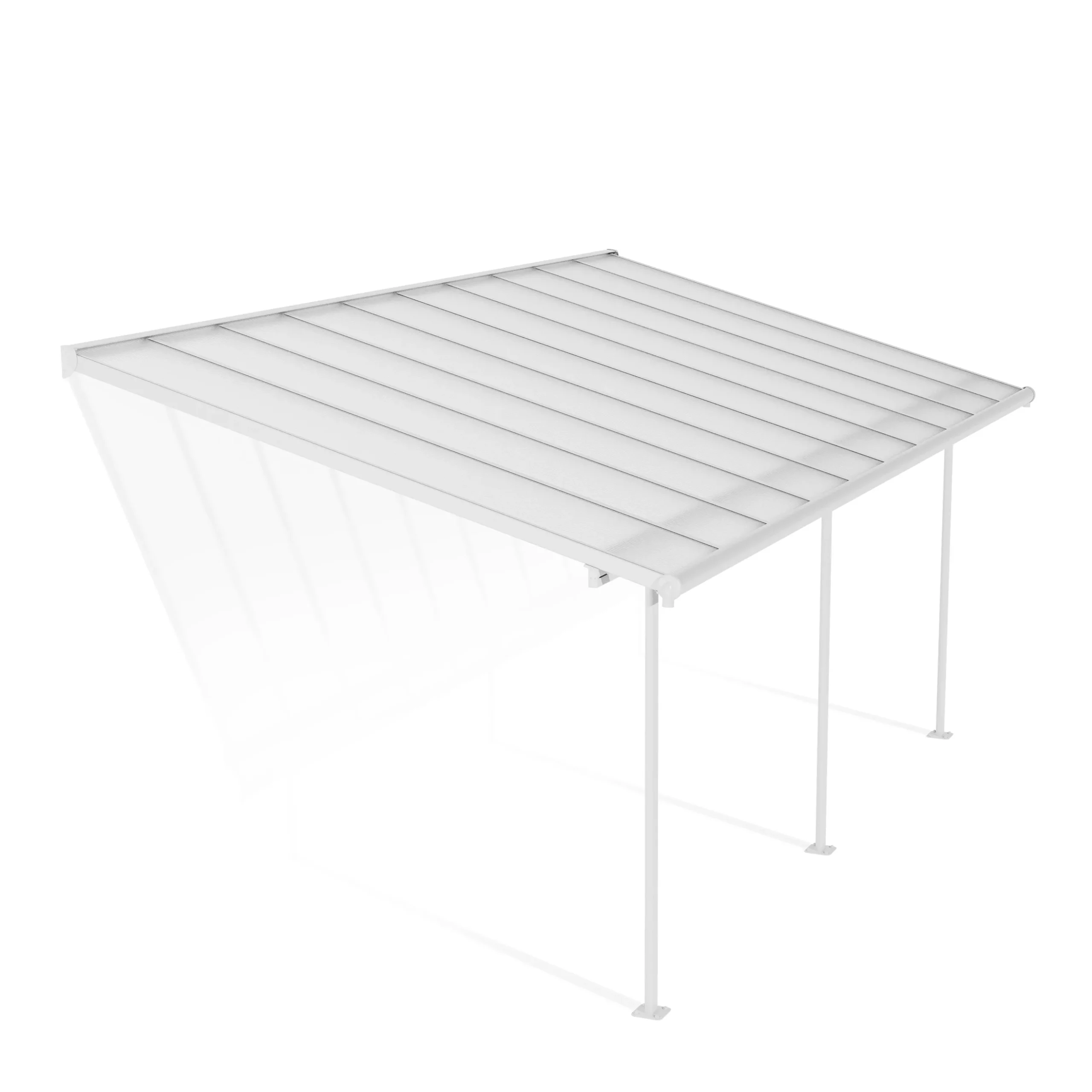 Palram - Canopia Sierra White Non-retractable Awning, (L)6.19m (H)3.05m (W)2.99m 2 Palram - Canopia Sierra White Non-retractable Awning, (L)6.19m (H)3.05m (W)2.99m - Image 2
