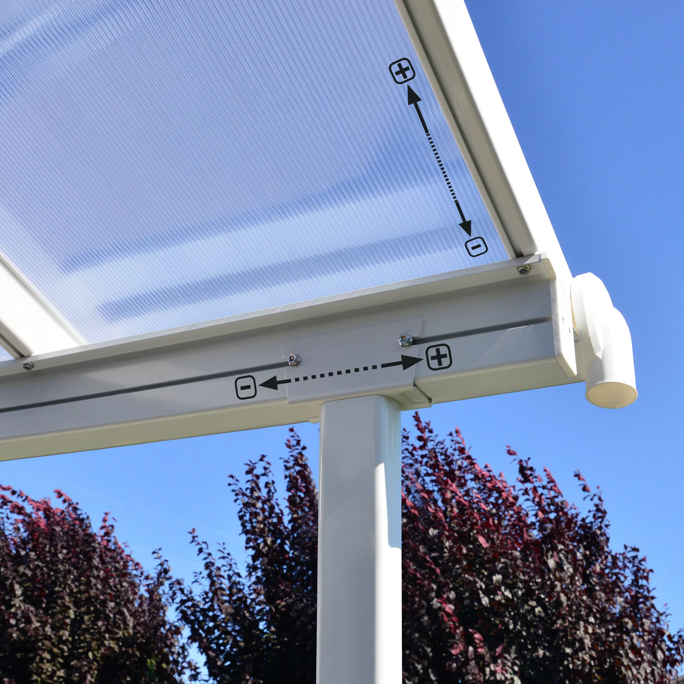 Palram - Canopia Sierra White Non-retractable Awning, (L)6.19m (H)3.05m (W)2.99m 7 Palram - Canopia Sierra White Non-retractable Awning, (L)6.19m (H)3.05m (W)2.99m - Image 7