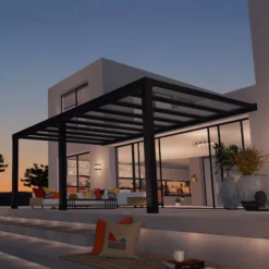 Palram - Canopia Stockholm Grey Non-retractable Awning, (L)5.88m (H)3.24m (W)3.41m -Garden & Outdoors palram canopia stockholm grey non retractable awning l 5 88m h 3 24m w 3 41m7290108602524 01i bq