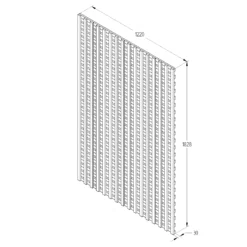 Pine Trellis Panel, Pack Of 5 (W)122cm X (H)183cm -Garden & Outdoors pine trellis panel pack of 5 w 122cm x h 183cm5013053173442 18bq