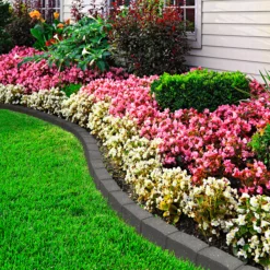 Primeur Grey Rubber Roman Stone Edging Roll (H)8.8cm (L)1.2m -Garden & Outdoors primeur grey rubber roman stone edging roll h 8 8cm l 1 2m5907736267477 02i bq