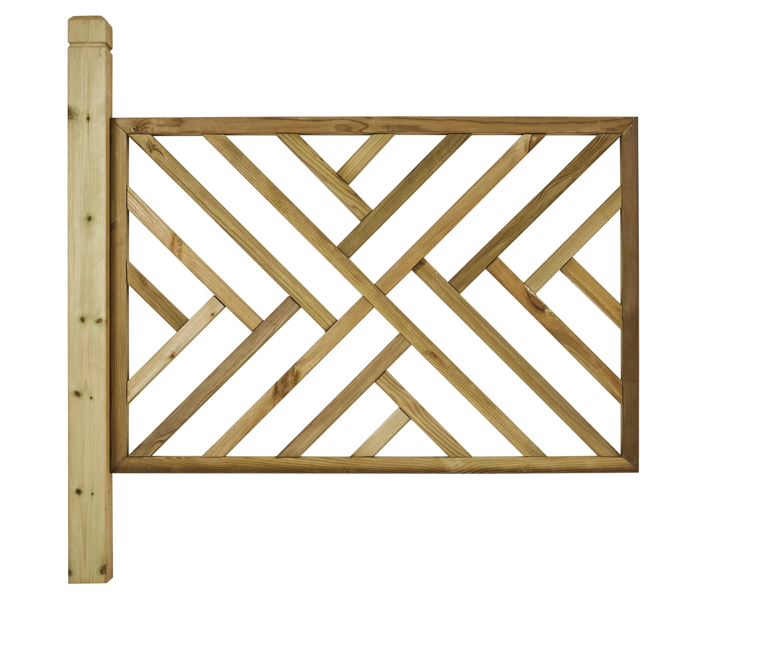 Richard Burbidge Crosshatch Softwood Decking Running Kit 1 Richard Burbidge Crosshatch Softwood Decking Running Kit