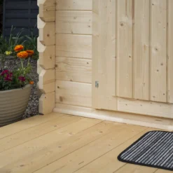 Rowlinson Cabin 13x10 Toughened Glass Apex Tongue & Groove Wooden Cabin -Garden & Outdoors rowlinson cabin 13x10 toughened glass apex tongue groove wooden cabin5013856992370 04i bq