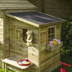 Rowlinson Clubhouse Apex Shiplap Playhouse -Garden & Outdoors rowlinson clubhouse apex shiplap playhouse5013856200543 03i BQ