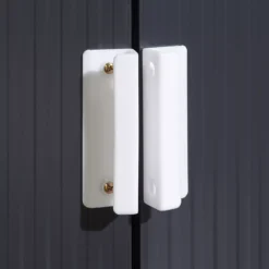 Rowlinson Trentvale 6x4 Pent Dark Grey Metal Shed -Garden & Outdoors rowlinson trentvale 6x4 pent dark grey metal shed5013856206200 39c bq