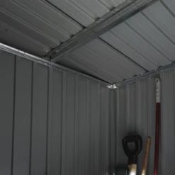 Rowlinson Trentvale 6x4 Pent Dark Grey Metal Shed -Garden & Outdoors rowlinson trentvale 6x4 pent dark grey metal shed5013856206200 40c bq