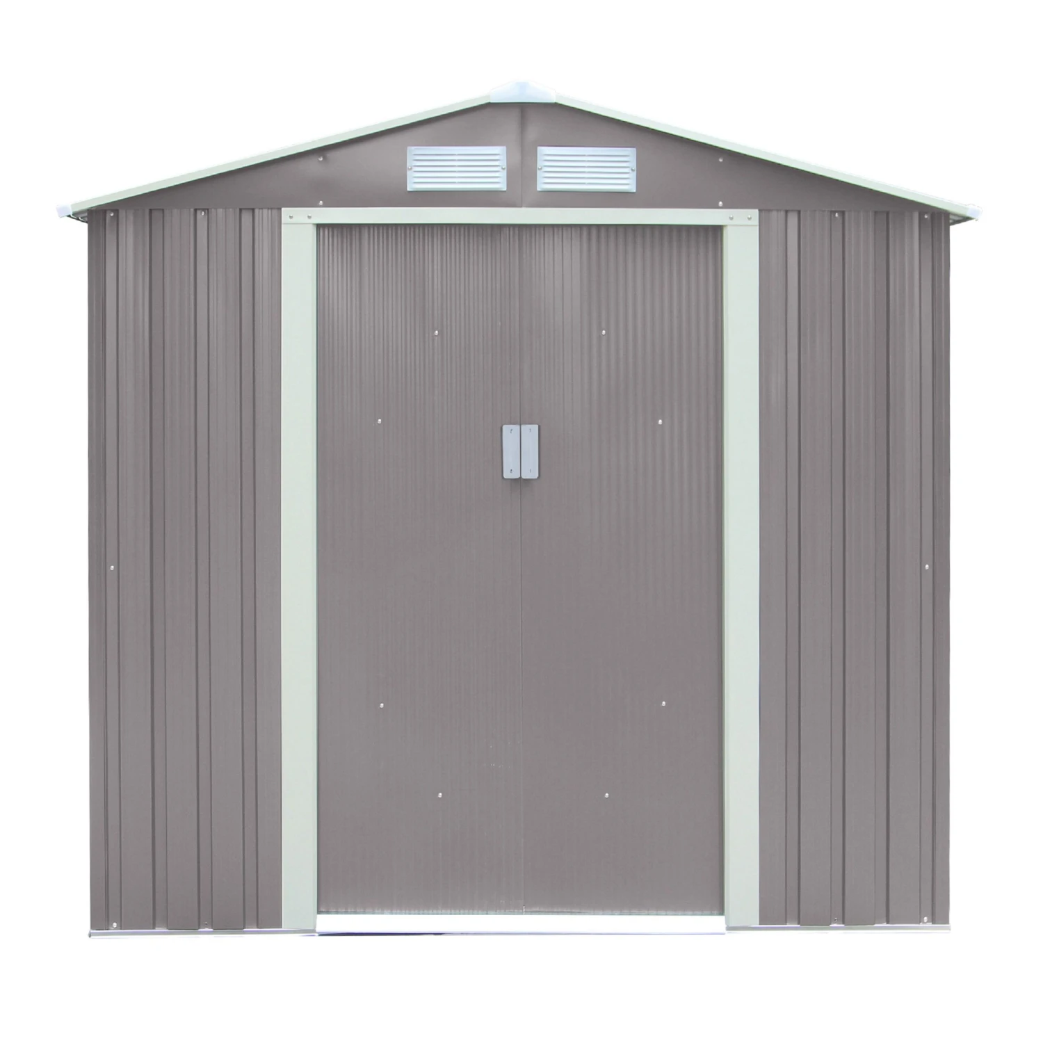 Rowlinson Trentvale 6x4 Pent Light Grey Metal Shed 2 Rowlinson Trentvale 6x4 Pent Light Grey Metal Shed - Image 2