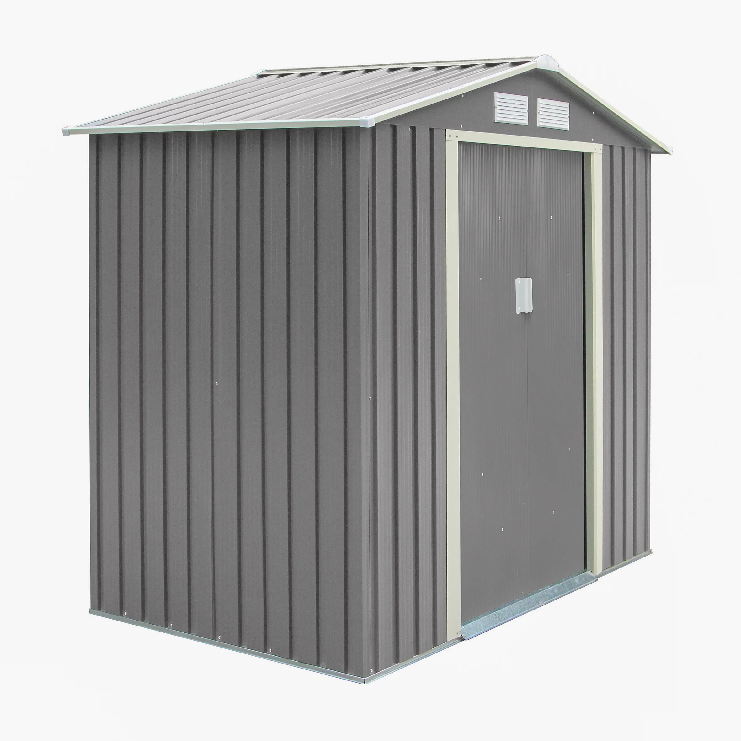 Rowlinson Trentvale 6x4 Pent Light Grey Metal Shed 3 Rowlinson Trentvale 6x4 Pent Light Grey Metal Shed - Image 3