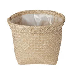 Seagrass Herringbone Plant Pot (Dia)26.5cm