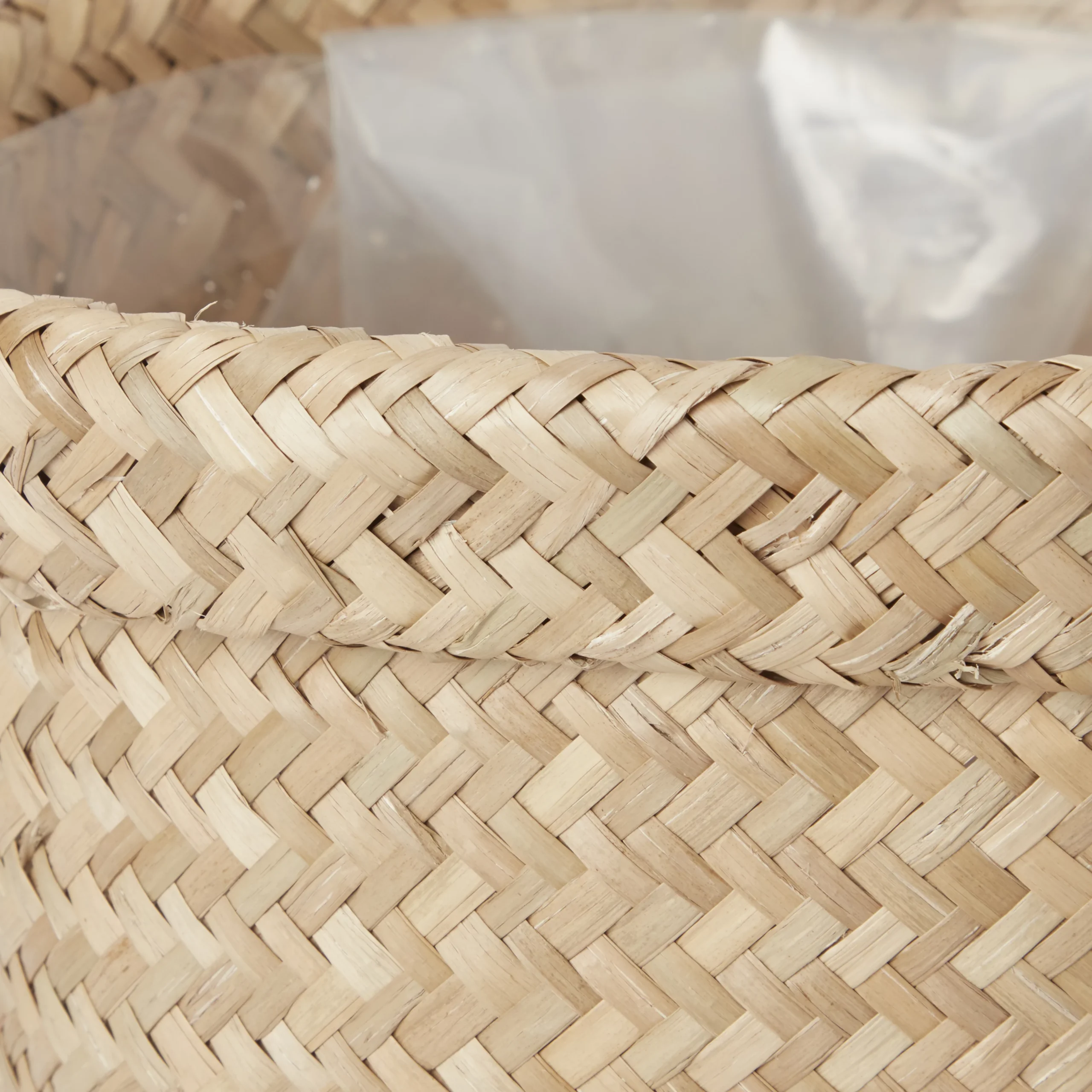 Seagrass Herringbone Plant Pot (Dia)26.5cm 3 Seagrass Herringbone Plant Pot (Dia)26.5cm - Image 3