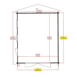 Shire 17x14 Bradenham Wooden Garage 18 Shire 17x14 Bradenham Wooden Garage -Garden & Outdoors shire 17x14 bradenham wooden garage5019804425136 02t