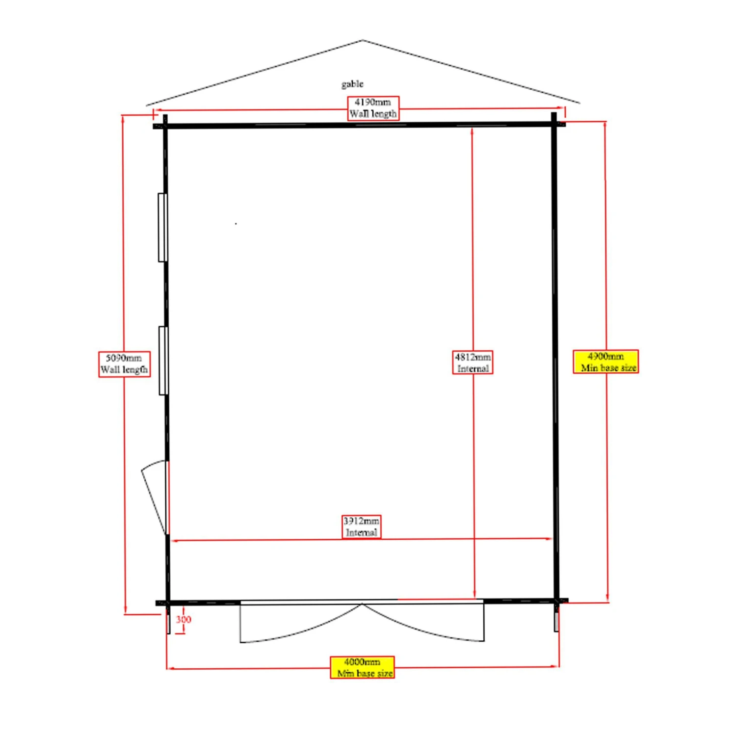 Shire 17x14 Bradenham Wooden Garage 9 Shire 17x14 Bradenham Wooden Garage - Image 9