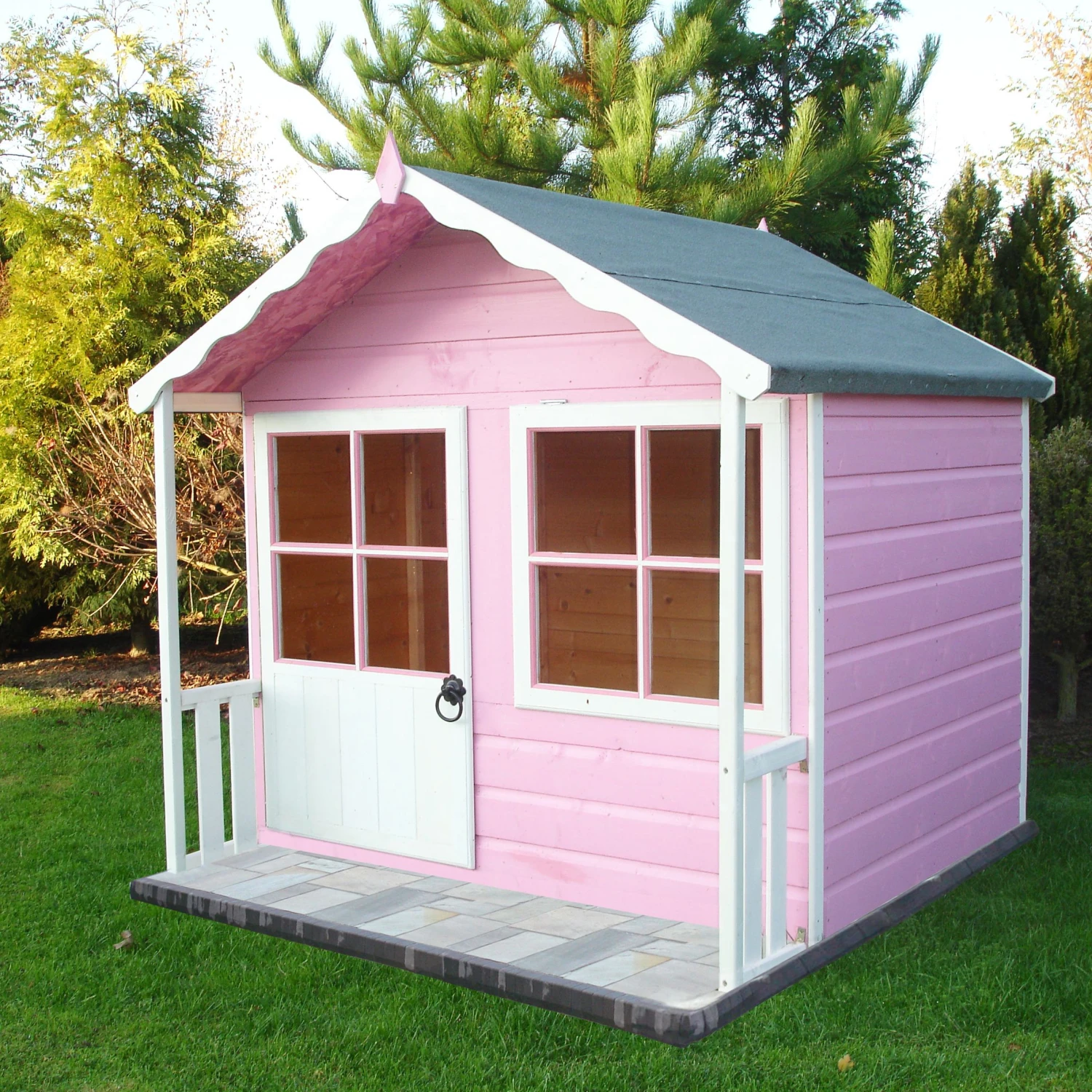 Shire 5x4 Kitty Whitewood Pine Playhouse Assembly Service Included 1 Shire 5x4 Kitty Whitewood Pine Playhouse Assembly Service Included
