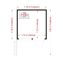 Shire 6x4 Bunny Whitewood Pine Playhouse Assembly Required -Garden & Outdoors shire 6x4 bunny whitewood pine playhouse assembly required5019804111732 02t