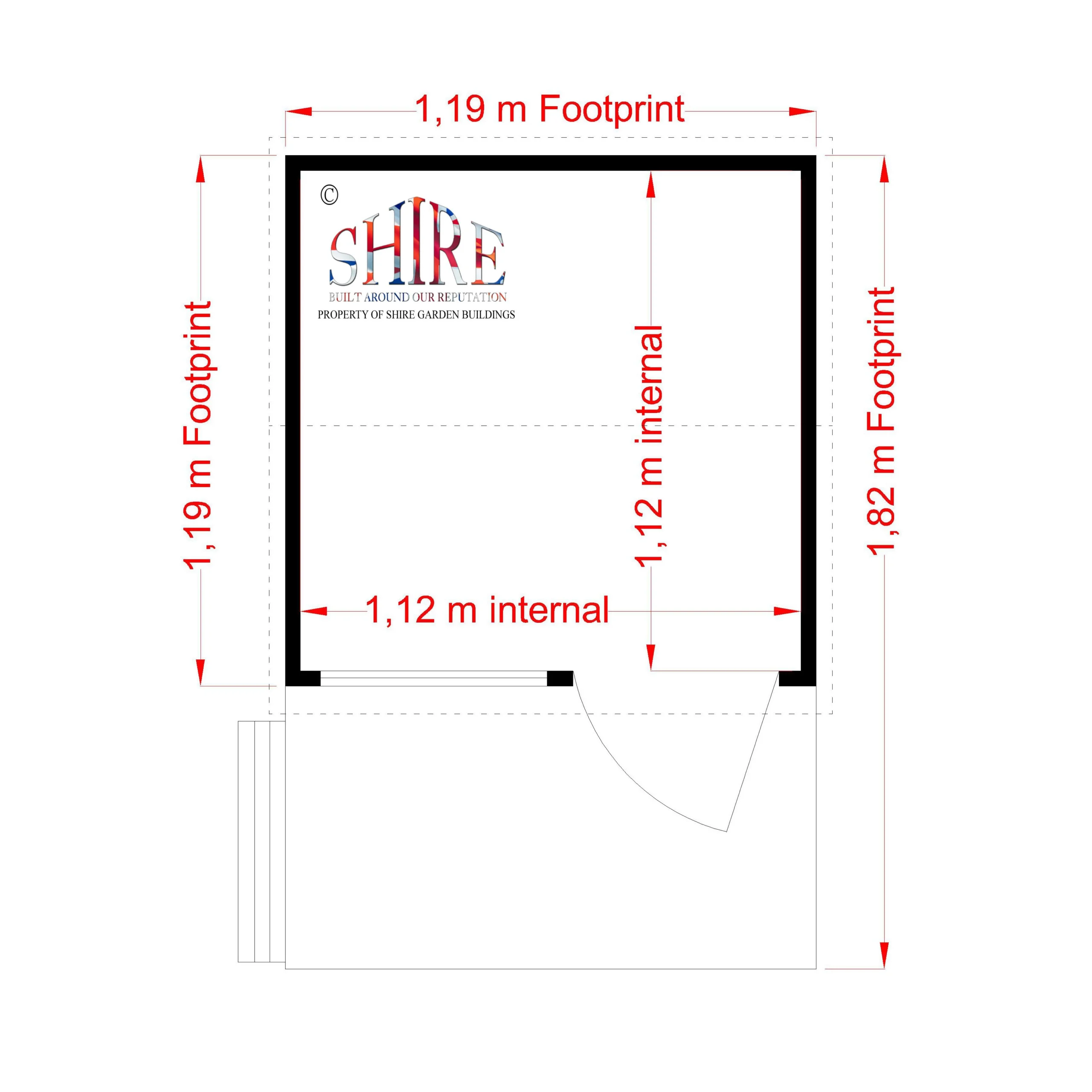 Shire 6x4 Bunny Whitewood Pine Playhouse Assembly Service Included 4 Shire 6x4 Bunny Whitewood Pine Playhouse Assembly Service Included - Image 4