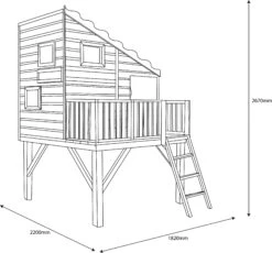 Shire 6x4 Command Post Whitewood Pine Playhouse Assembly Required 16 Shire 6x4 Command Post Whitewood Pine Playhouse Assembly Required -Garden & Outdoors shire 6x4 command post whitewood pine playhouse assembly required5397007006452 01t bq
