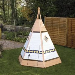 Shire 7x6 Wigwam Whitewood Pine Playhouse Assembly Service Included -Garden & Outdoors shire 7x6 wigwam whitewood pine playhouse assembly service included5019804111688 02i bq