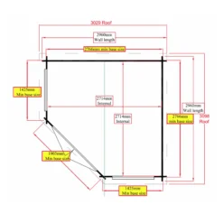 Shire Belvoir 10x10 Ft Apex Tongue & Groove Wooden Cabin With Felt Tile Roof - Assembly Service Included -Garden & Outdoors shire belvoir 10x10 ft apex tongue groove wooden cabin with felt tile roof assembly service included5019804111237 02t