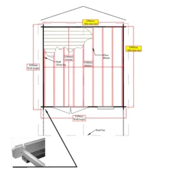 Shire Cannock 12x12 Glass Apex Tongue & Groove Wooden Cabin - Base Not Included 18 Shire Cannock 12x12 Glass Apex Tongue & Groove Wooden Cabin - Base Not Included -Garden & Outdoors shire cannock 12x12 glass apex tongue groove wooden cabin base not included5019804312290 02t