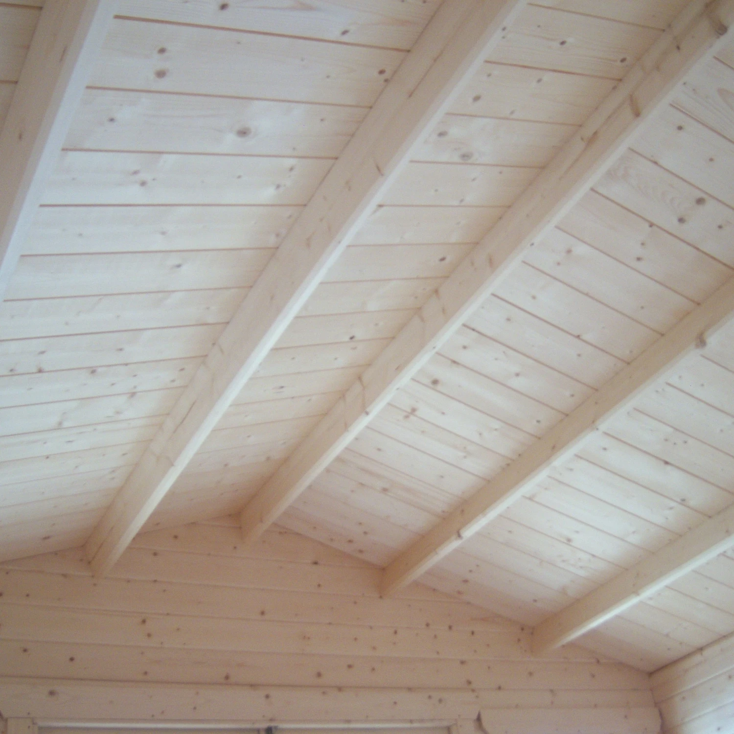 Shire Cannock 12x12 Glass Apex Tongue & Groove Wooden Cabin - Base Not Included 2 Shire Cannock 12x12 Glass Apex Tongue & Groove Wooden Cabin - Base Not Included - Image 2