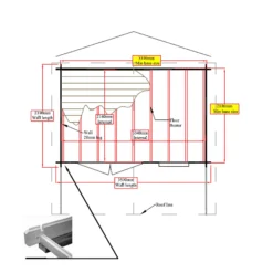 Shire Cannock 12x8 Ft Toughened Glass Apex Tongue & Groove Wooden Cabin With Felt Tile Roof 10 Shire Cannock 12x8 Ft Toughened Glass Apex Tongue & Groove Wooden Cabin With Felt Tile Roof -Garden & Outdoors shire cannock 12x8 ft toughened glass apex tongue groove wooden cabin with felt tile roof5019804111329 02t